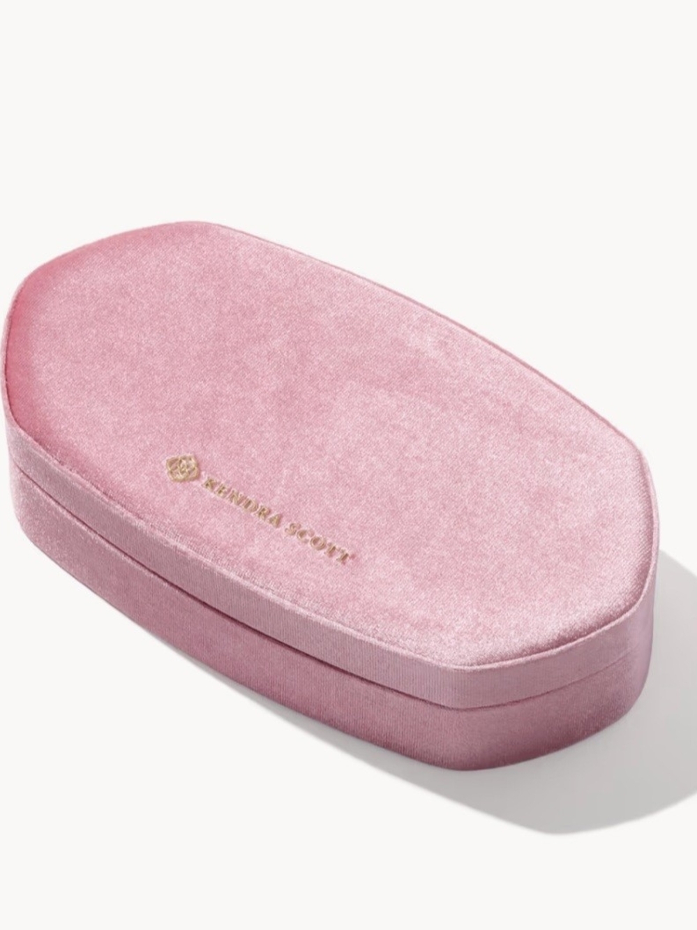 Kendra Scott Danielle Medium Jewelry Case Velvet Light Pink